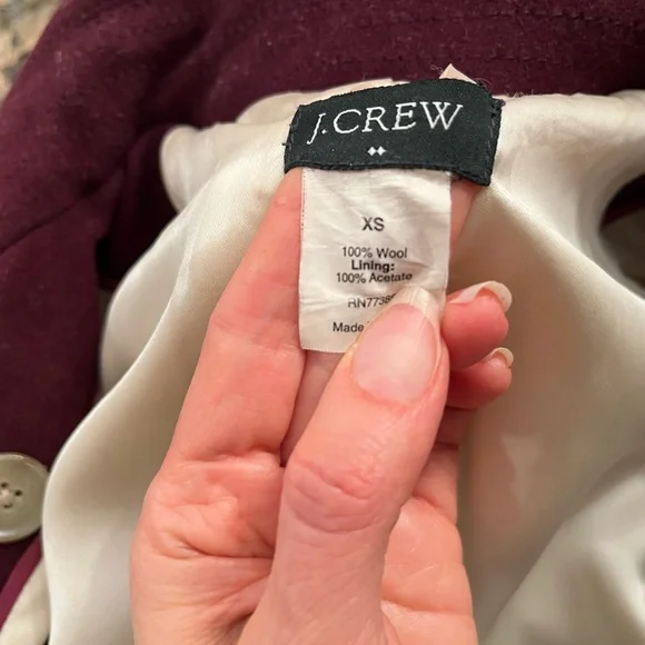 J. Crew 100% Wool Peacoat - Picture 2 of 10